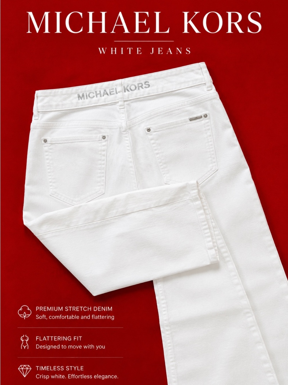 Michael Kors White Denim Jeans
